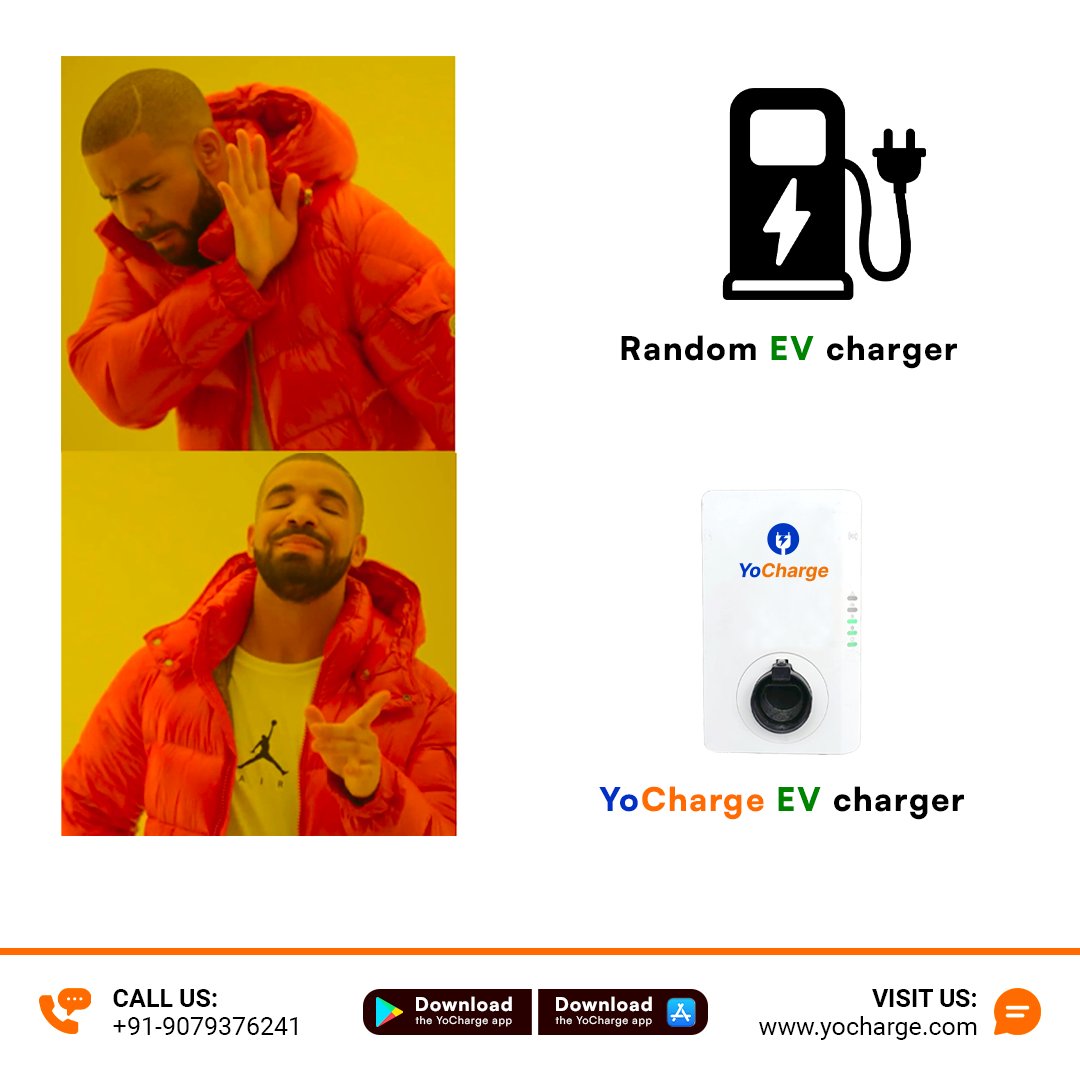 YoChargeCom's tweet photo. Everybody owning Homes, Societies, Malls, Restaurants, and Fleets is availing @YoChargeCom's seamless and hassle-free EV charging solutions. Have You? Reach us at +91-9079376241 to benefit from our best offers while they last!
#yocharge #ElectricVehicles https://t.co/UqpmZTjDeJ