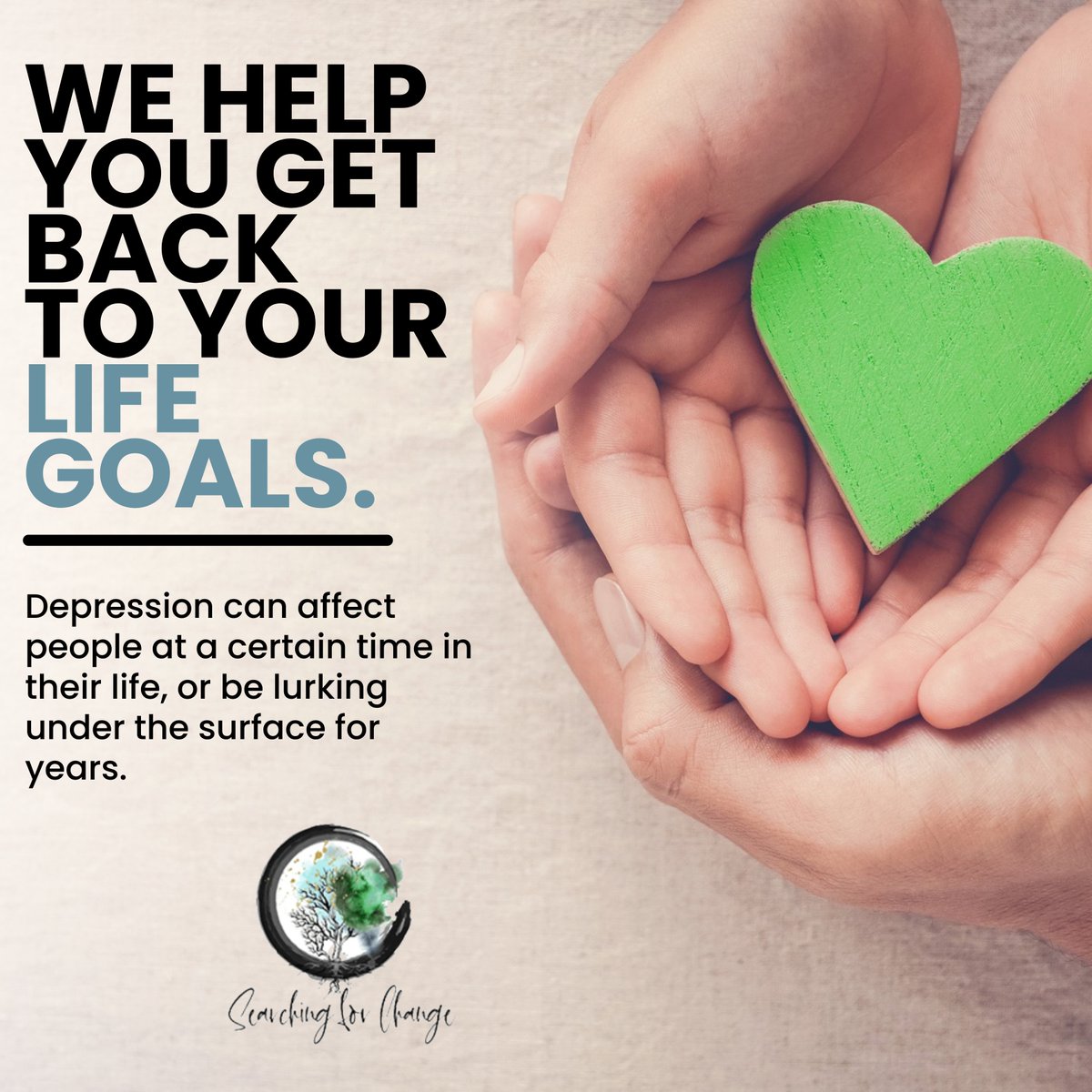 CSATinChicago's tweet image. Depression can affect people at a certain time in their life, or be lurking under the surface for years. Depression can look and feel different for different people.
----
🌐 changesfc.com
.
#searchingforchange #depression #depressed #depressedquotes #depressionquotes