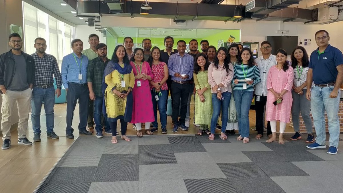 A brilliant group at our office in 📍 Pune, India! 

#BrillioMoments #lifeatbrillio #Brillians