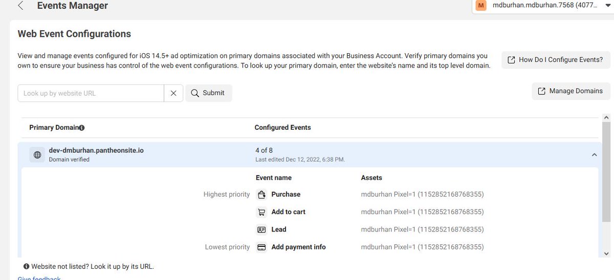 dmmdburhan's tweet image. Batch=29
class 10 homework
pixel setup,domain verified,IOS 14.5 setup
#facebookpixelsetup #pixelid #facebookpixelcode #facebookpixelhelp #domainverification #domainverifi #IOS14.5