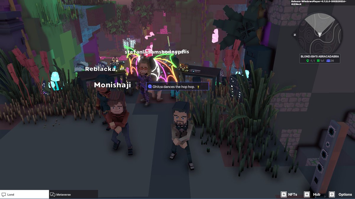 Ghitza5's tweet photo. @TheSandboxGame @blond_ish 🪄 ABRACADABRA! 🌈 I participated to the @blond_ish dj set! Check out my screenshot: https://t.co/wdt36jiO8c