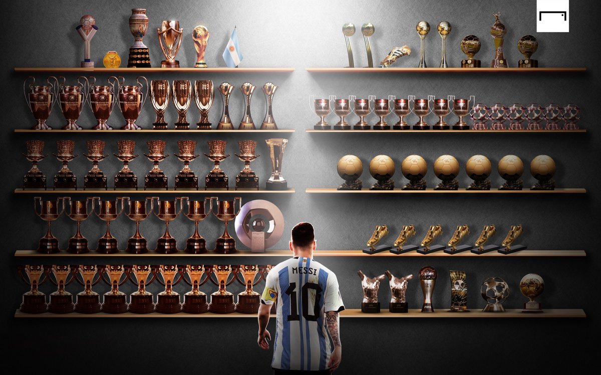 Lionel Messi's trophy cabinet is a joke 🐐