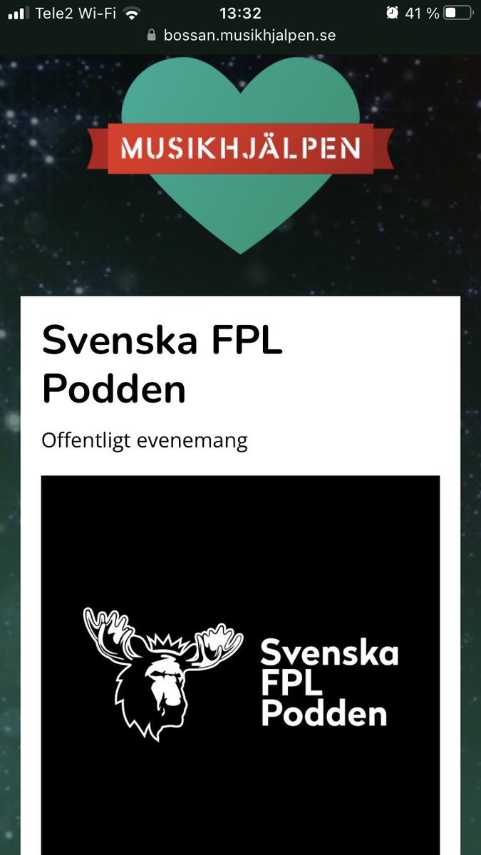 ASilversten's tweet photo. Då var Musikhjälpen 2022 slut. För första gången var @PoddenFpl med och hade en insamlingsbössa. Vi lyckades samla in 7625 kr - stort tack till alla som var med och bidrog!

Vinnare från utlottning av poddresan blev @kappehamark som får haka på till London i mars, stort grattis! https://t.co/mPYfpqbHc4