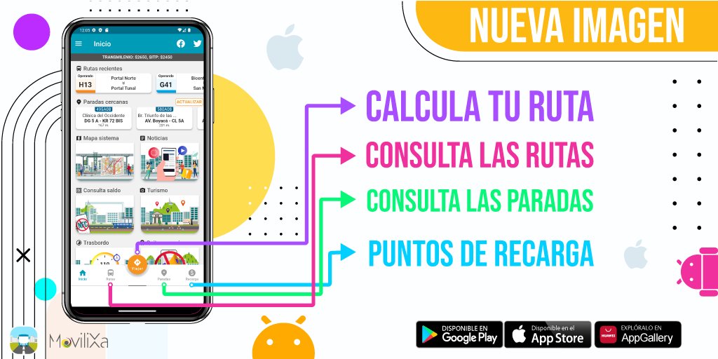 transmisitp's tweet photo. 📣 ¡Actualización disponible en Android!🤖
Hemos cambiado el diseño de nuestra App Transmilenio y Sitp. Déjanos tu comentario y cuéntanos que te parece esta actualización. 👇🏼
.
.
.
#MoviliXa #Transmilenio #movilidadbogota #bogota #Transmisitp #Sitp #transmilenioysitp https://t.co/qMS3HMZlhb