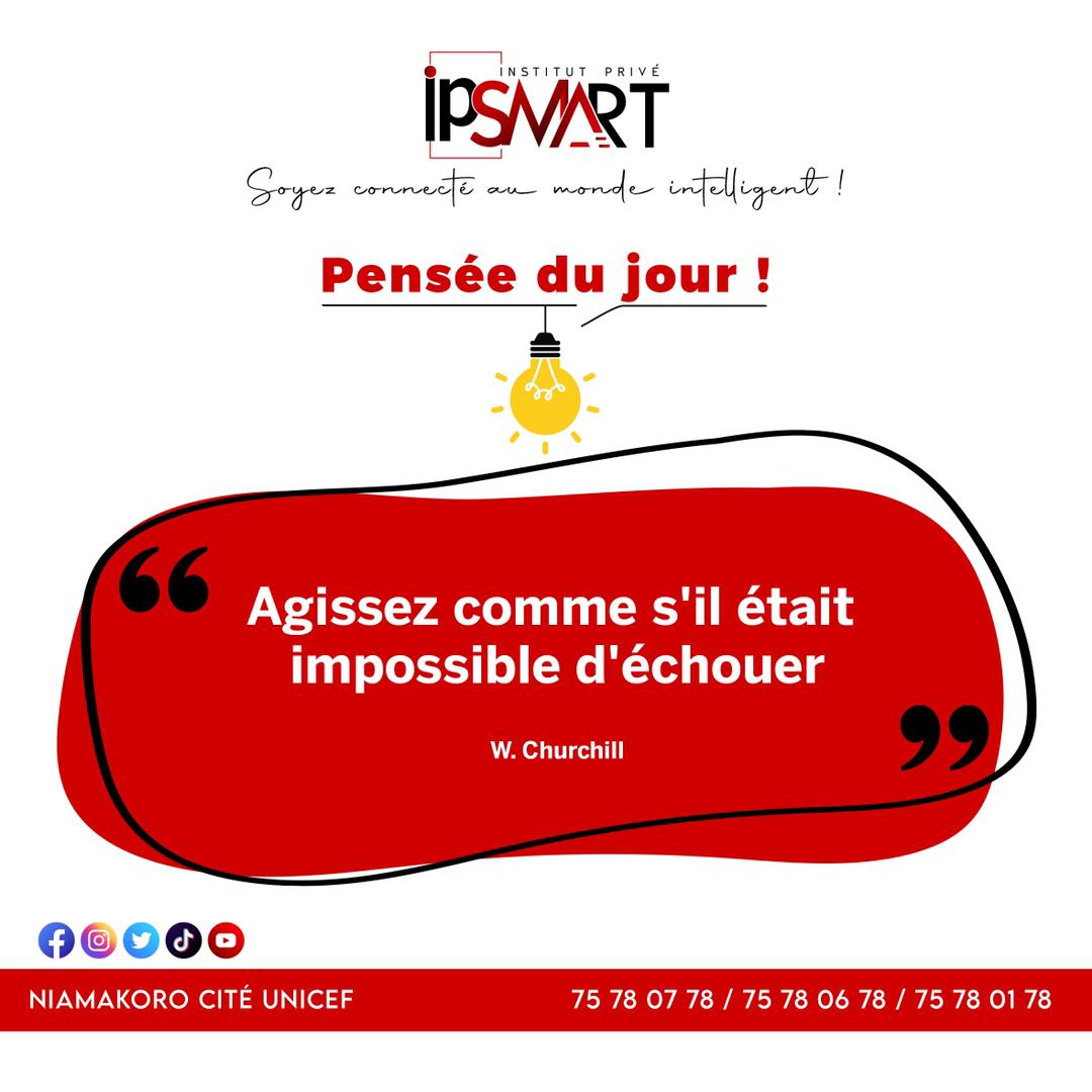 Ipsmart_ml's tweet photo. Hello les #SMART, aujourd’hui, c’est lundi.

Et chaque lundi, c’est la pensée du jour pour débuter la semaine en beauté.

#Penséedujour
#WeareSmart
#IPSMART https://t.co/gQcIRVU7MR