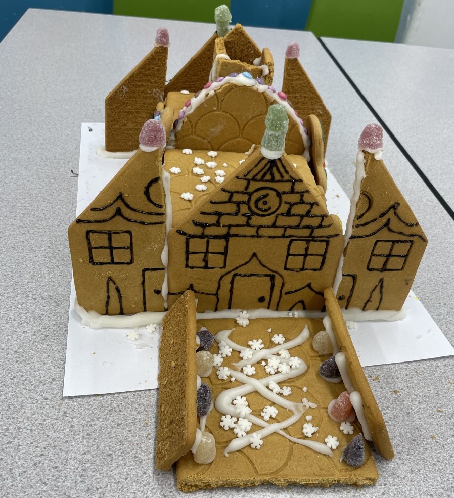 WKGS_BusEc's tweet photo. Year 3 Economics have been studying the Globalisation of India and created the Tal Mahal in gingerbread. 
@WKGS_6thForm https://t.co/Ul7deEnj3M