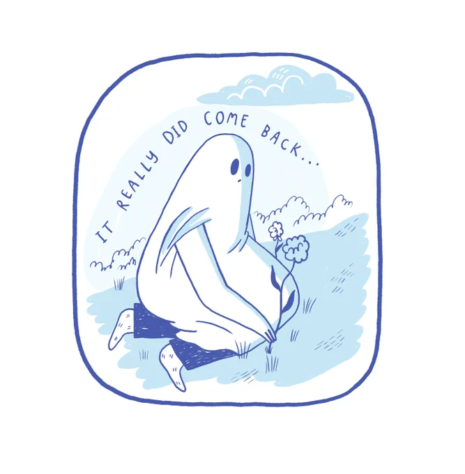I made this comic after book 2 when I was feeling burnt out for ages and didn't wanna make any art and then after a break the urge to draw my feelings started seeping back in. Book 3 is done and I'm feeling exactly the same so I'm glad I made this reminder for myself 💙💙💙 