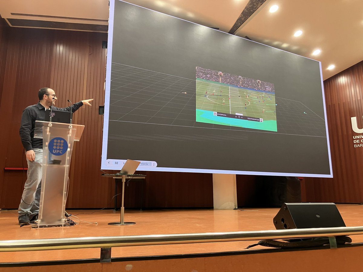 Deep Learning Barcelona Symposium (@dlbcnai) on Twitter photo Adrià Recasens (<a href="/arecasens/">Adrià Recasens</a>) from @DeepMind presents how to predict the trajectories of football players beyond the camera field of view. #DLBCN
nature.com/articles/s4159… Adrià Recasens (<a href="/arecasens/">Adrià Recasens</a>) from @DeepMind presents how to predict the trajectories of football players beyond the camera field of view. #DLBCN
nature.com/articles/s4159…