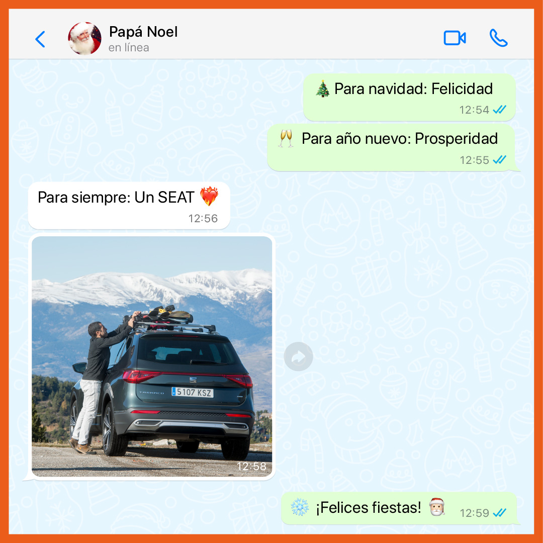 CatalunyaMotor's tweet photo. 🎄🎁 ¡Todo el equipo de Catalunya Motor te desea felices fiestas!🦌🎅🏻

#SEAT #FelicesFiestas #FelizNavidad #Navidad2022 #Barcelona #CatalunyaMotor https://t.co/wCPldKp8D6