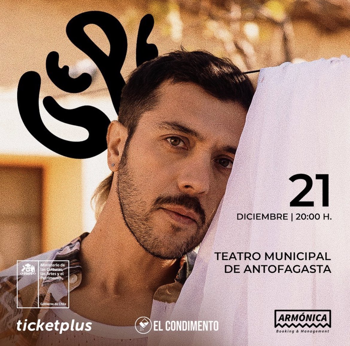 Agencia_Collage's tweet photo. Este 21 de diciembre se presentará @gepegepegepe en Teatro Municipal de Antofagasta💫 #ElCondimento @armonica https://t.co/FxYnEcSSoh