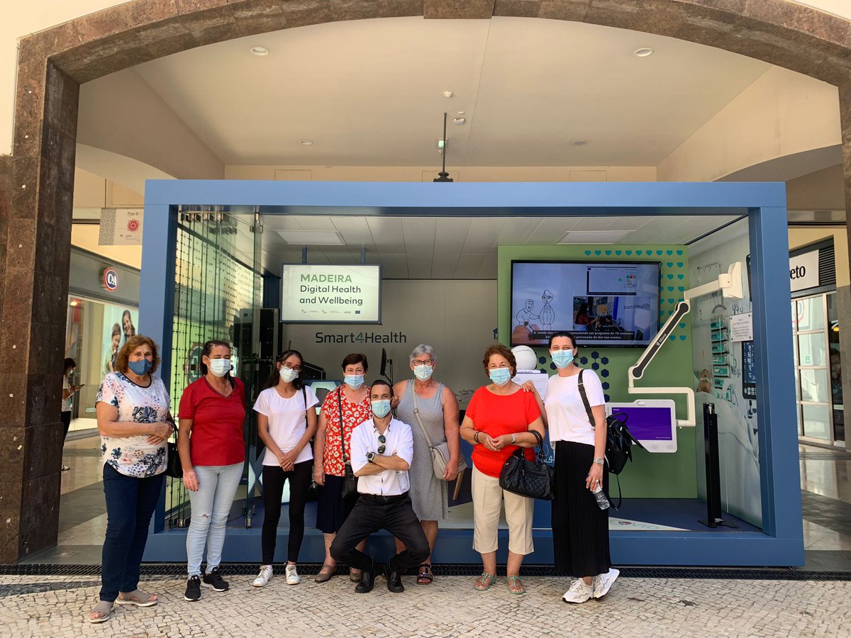 Cidadãos do Instituto de Habitação da Madeira “EPERAM - Polo Santa Lúzia” visitam a Iniciativa Madeira Digital Health and Wellbeing.
Citizens from the “EPERAM - Polo Santa Lúzia” Housing Institute of Madeira visit the Madeira Digital Health and Wellbeing Initiative.
📅 03/09/2021