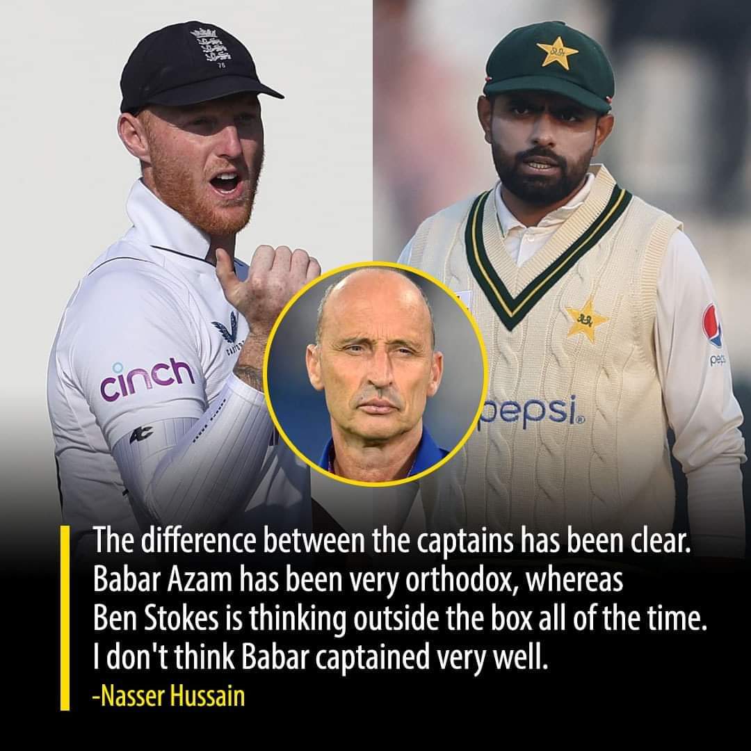 BasitSubhani's tweet photo. Babar didn't captain very well ...

- Nasser Hussain https://t.co/7IfFnFwoQx