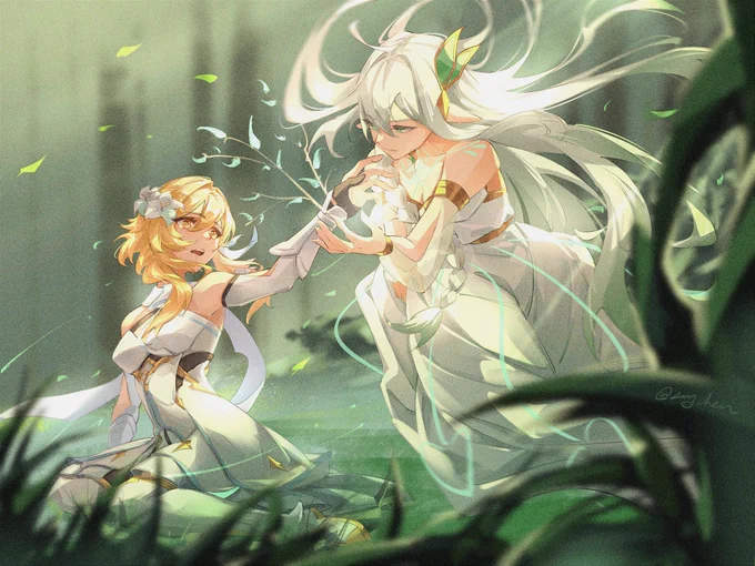 I still remembered everything about you.#原神 #GenshinImpact #Lumine #Rukkhadevata 