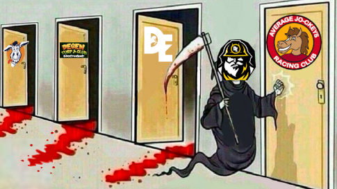 Knock Knock <a href="/AverageJo_ckeys/">Average_Jo-ckeys Racing Club</a>, the <a href="/DeracersP/">DE Prospects</a> are at your door😈