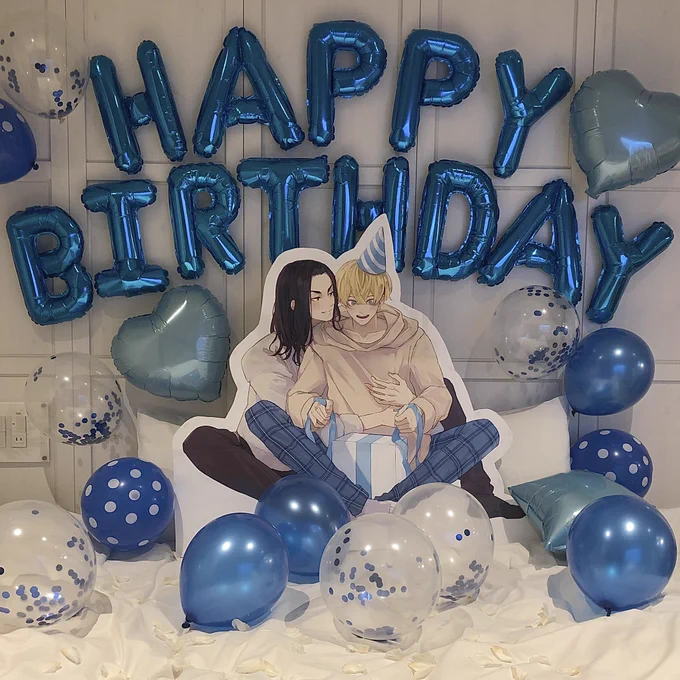 昨日は本人在住(?)のちふゅ誕生日パーティしました〜はじめて推しをちゃんと祝えて大満足 ちふゅくんおめでとう大好き〜〜〜!!!!うどん村thx!!!! 