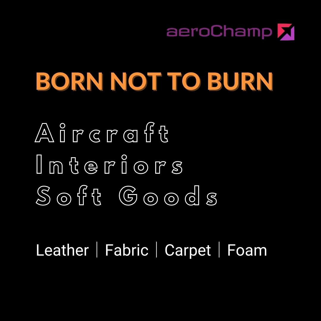 ChampAero's tweet photo. Aircraft Interiors soft goods with FAR 25.853 burn test certificate.Leather, Carpet, Fabric, Foam and all other cabin interiors furnishing material from established manufacturers across the globe.
#aircraftinteriors #omnavia #tiscatiara #tapis #scandia #aerofoam #spectra #aip https://t.co/1xITDUse5Y