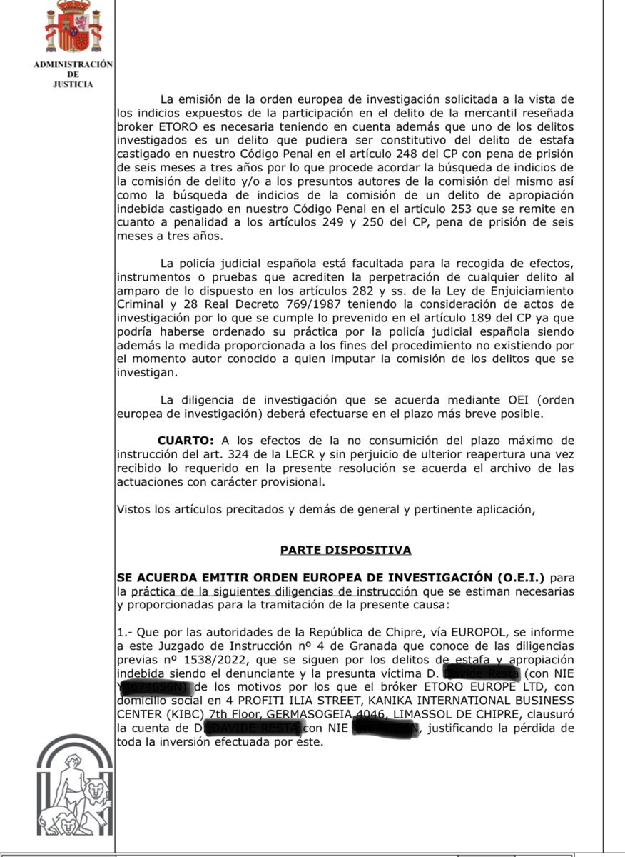 davideresta1's tweet photo. @eToroNL @Cashcow_NL @Europol on @eToro_official 
SCAM &amp; MISAPPROPRIATION ALERT
The "broker" investigated, notifies you an “important verification on your account” message, simulating an investigation on your patrimony, reject your documents signed by Banks, close your account and you lose your money https://t.co/65p6qOXuqU