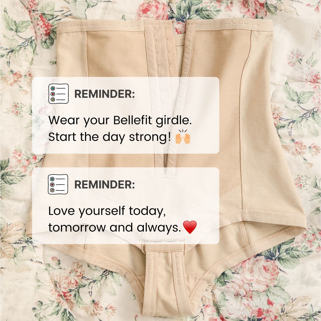 Bellefit's tweet photo. Show your #postpartum body some love by wearing a Bellefit #girdle or #corset. It will help you feel better after giving #birth to your baby. 🥰 ❤️

Are you ready to love yourself? 🤗 Head to https://t.co/ilsCQnRXin today. https://t.co/NdWdC120QD