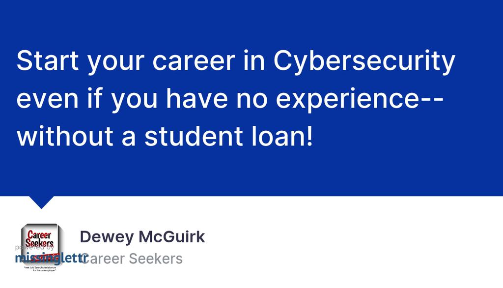 get_dewey's tweet image. Cyber Security Training For Beginners

Read more 👉 lttr.ai/6Aeu

#Cybersecuritycareers #Cybersecurityforbeginners #BasicCybersecurityTraining