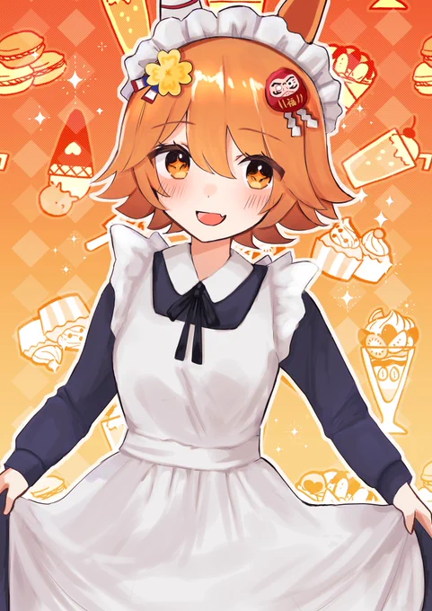メイドフクちゃん!#マチカネフクキタル  #ウマ娘 