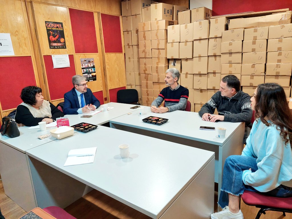 📸 Nos reunimos con <a href="/DiaconiaMadrid/">La Red de Acción Social Evangélica</a> para conocer su trabajo y las preocupaciones a las que se enfrentan cada día.

👉🏽 Queremos seguir fortaleciendo el #TercerSector y su acción social.