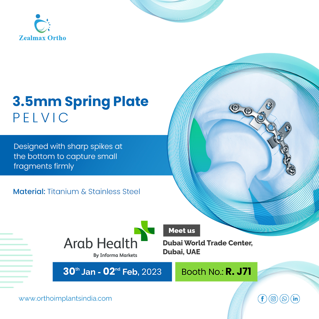 ZealmaxO's tweet photo. The plate comes in a pre-bent convex shape that allows screw insertion to reduce and compress fragments.
#implants #backingbones #ArabHealth2023 #ArabHealth #surgeon #surgeonlife #distributor #healthcaresupport #ortho #asia #southamerica #africa #pelvichealth #pelvicpain https://t.co/WEIjo7mtgU