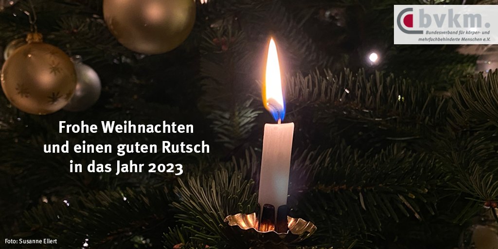 bvkmBund's tweet photo. Wir wünschen ein frohes #Weihnachtsfest und einen guten Rutsch in das Jahr 2023! Wir sind im Januar wieder da! https://t.co/ThzGe3ggSx