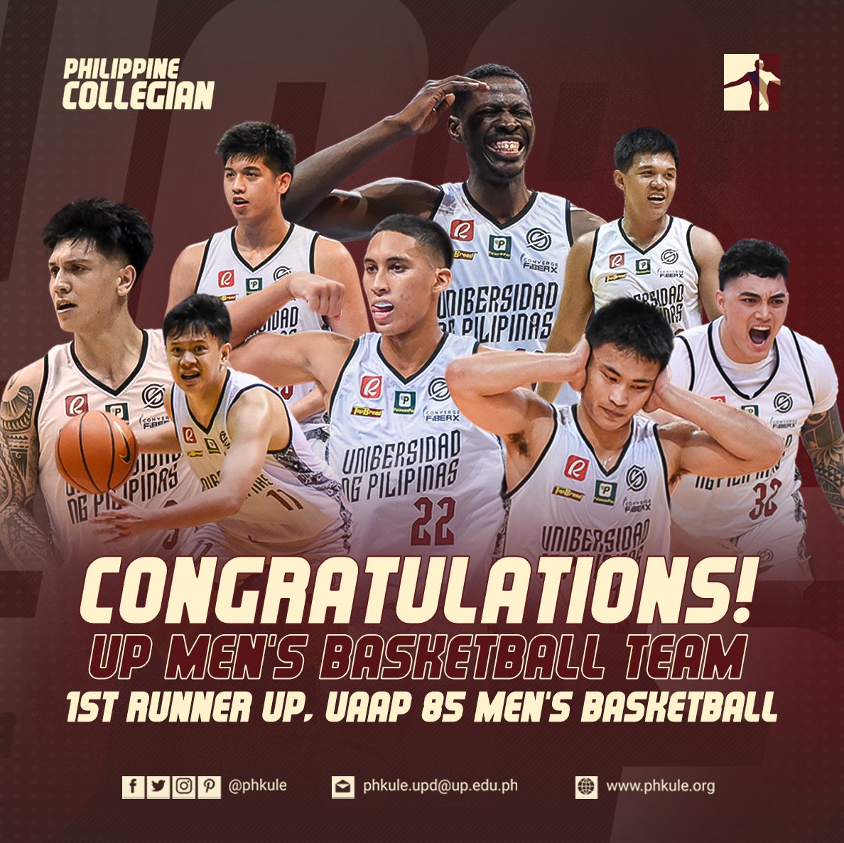 phkule's tweet photo. The reigning UAAP champs fall to the Ateneo Blue Eagles, 75-68, in the finals game 3 earlier at the Smart Araneta Coliseum. Our team settles for the silver medal.

Congratulations, our very own UP Men's Basketball Team! 

#UPFight
#UAAPSeason85 https://t.co/SwHCvUg202