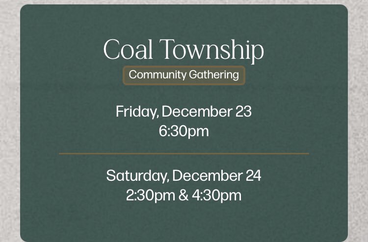 David_Bohr's tweet photo. Whether you go to church every Sunday, you only go Christmas Eve, or have never set foot in a church before, consider this your invitation to @LCBCchurch’s Christmas Eve gatherings. Some are as early as Wednesday. Here are the gathering times at our 19 locations: https://t.co/ChMm5DvvkM