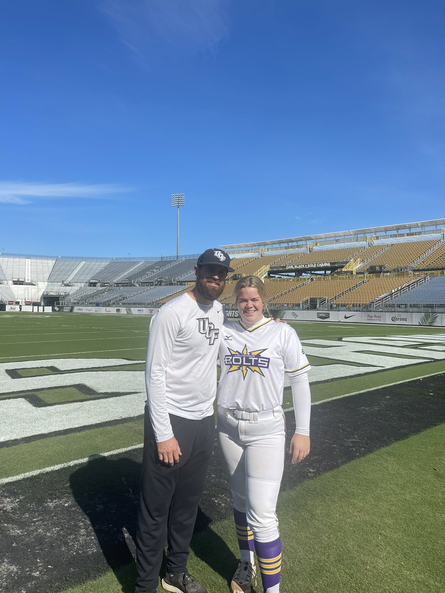 The absolute best of times I have had the last 2 days at the <a href="/UCF_Softball/">UCF Softball</a> camp! Thank you so much to the coaches and players for putting on such a great camp!! <a href="/CoachTylerHeil/">Tyler Heil</a> <a href="/CoachBallMalone/">Cindy Ball-Malone</a> @jenn_salling <a href="/kaija_gibson/">Kaija Gibson</a> <a href="/torosoftball/">Spanish Fort Softball</a> <a href="/LAbolts2024/">LA Thunderbolts-Davis2024</a> <a href="/CoachHodo/">Jody Hodo</a> @SharonOmara22