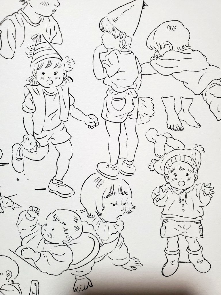 かるくゆるく描くと、
心も少し整ってきます。 