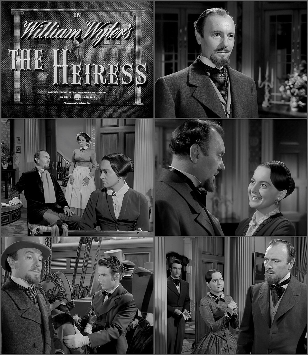 “THE HEIRESS” (1949) dir. William Wyler

#RalphRichardson, Olivia de Havilland, Montgomery Clift

🎬#FilmTwitter🎥

#ParamountPictures