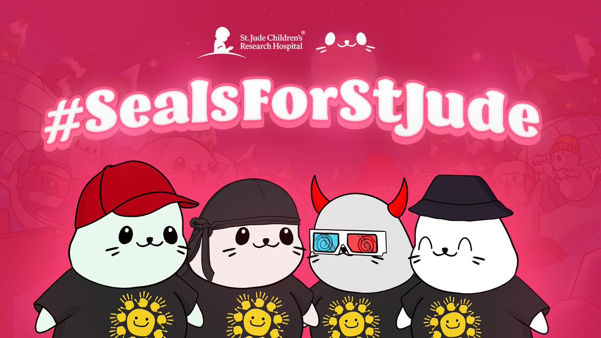 We will be kicking things off with a donation of $5,000 ❤️

Thank you all so much for participating in #SealsForStJude by changing your PFP, making donations, and buying merch! We are truly speechless by the amount of support and we want to do more to help this great cause.