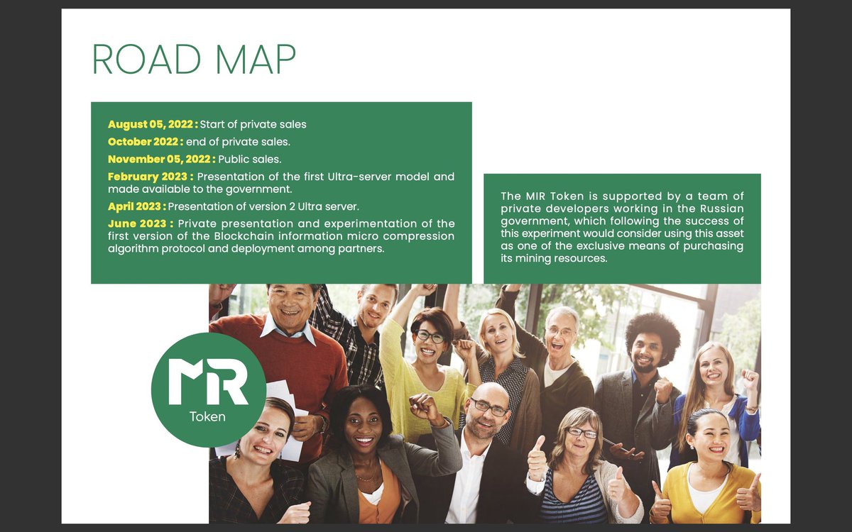 BSC_Newspaper's tweet image. New #BSCGem

@TokenMir is a BEP 20 Token, created to develop and test solutions to ease financial transactions between Africa and Russia.

The token would be used to purchase the Ultra-servers, no other payment methods would be allowed.

🌍 Web
mir-token.com