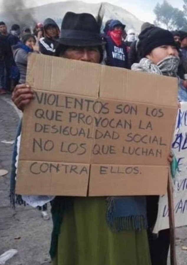 David_qva's tweet photo. Perú: "Violentos (terroristas) son los que provocan la desigualdad social, no los que luchan contra ellos" https://t.co/PuVpveq4S8