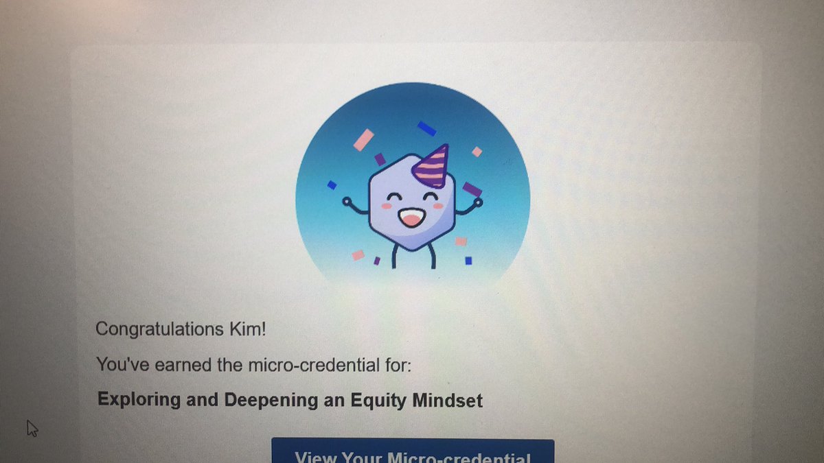 Excited to earn the micro-credential! Thank you <a href="/BloomBoard/">BloomBoard</a> for the coaching and feedback! #lifelonglearner #deeperlearning