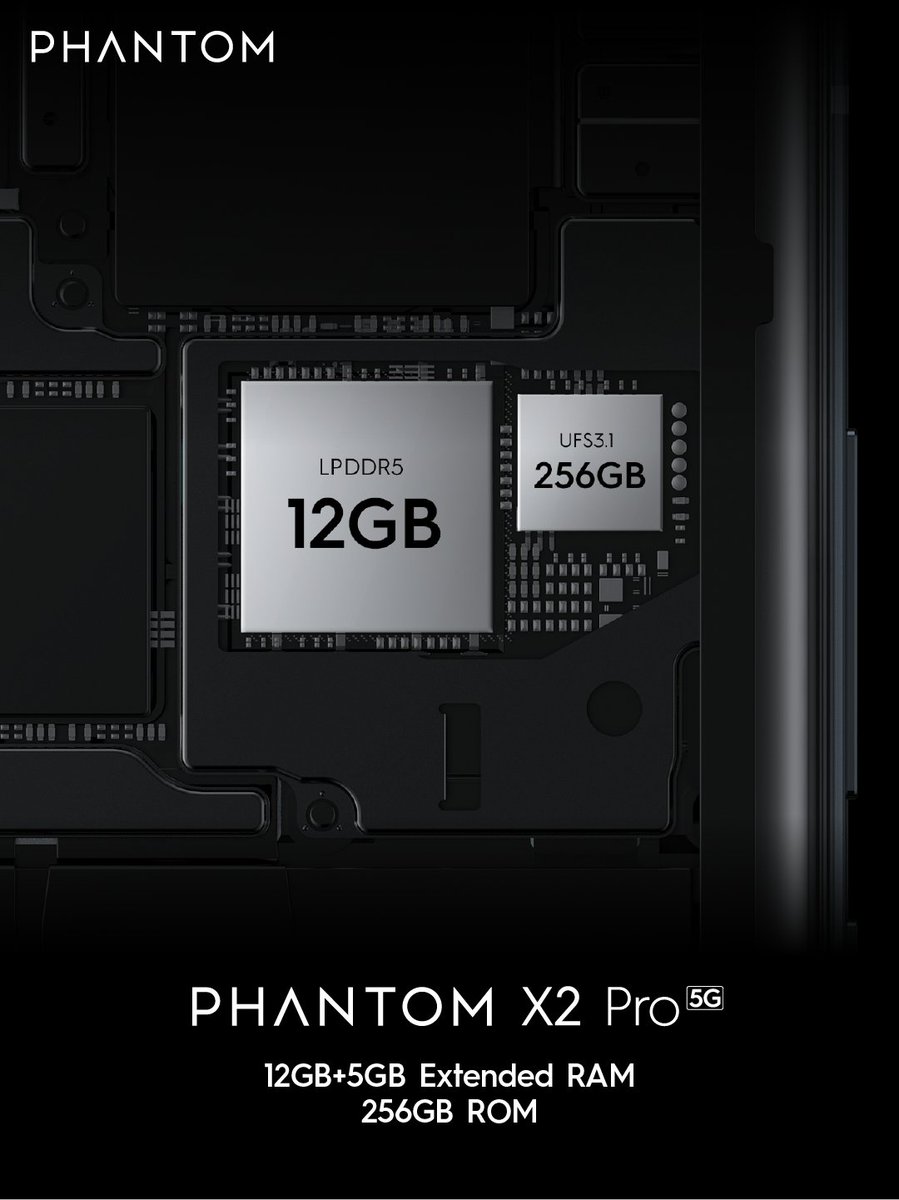 tecnomobile's tweet photo. 256GB ROM ✔
12GB+5GB Extended RAM ✔
#PHANTOMX2Pro provides you with an impressive PC-level large memory.
#TECNO #PHANTOMX2Pro #ExtendedRAM https://t.co/zRN1BKWddT