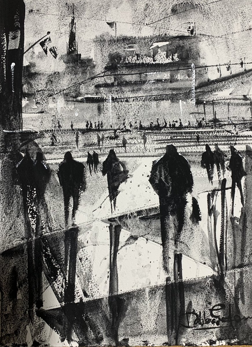 emin_fine's tweet photo. Stockholm, Sergels square #art #stockholm #watercolor #waercolour #painting #exshibition #Monochrome #gallery #galleri https://t.co/XKesztnVDT