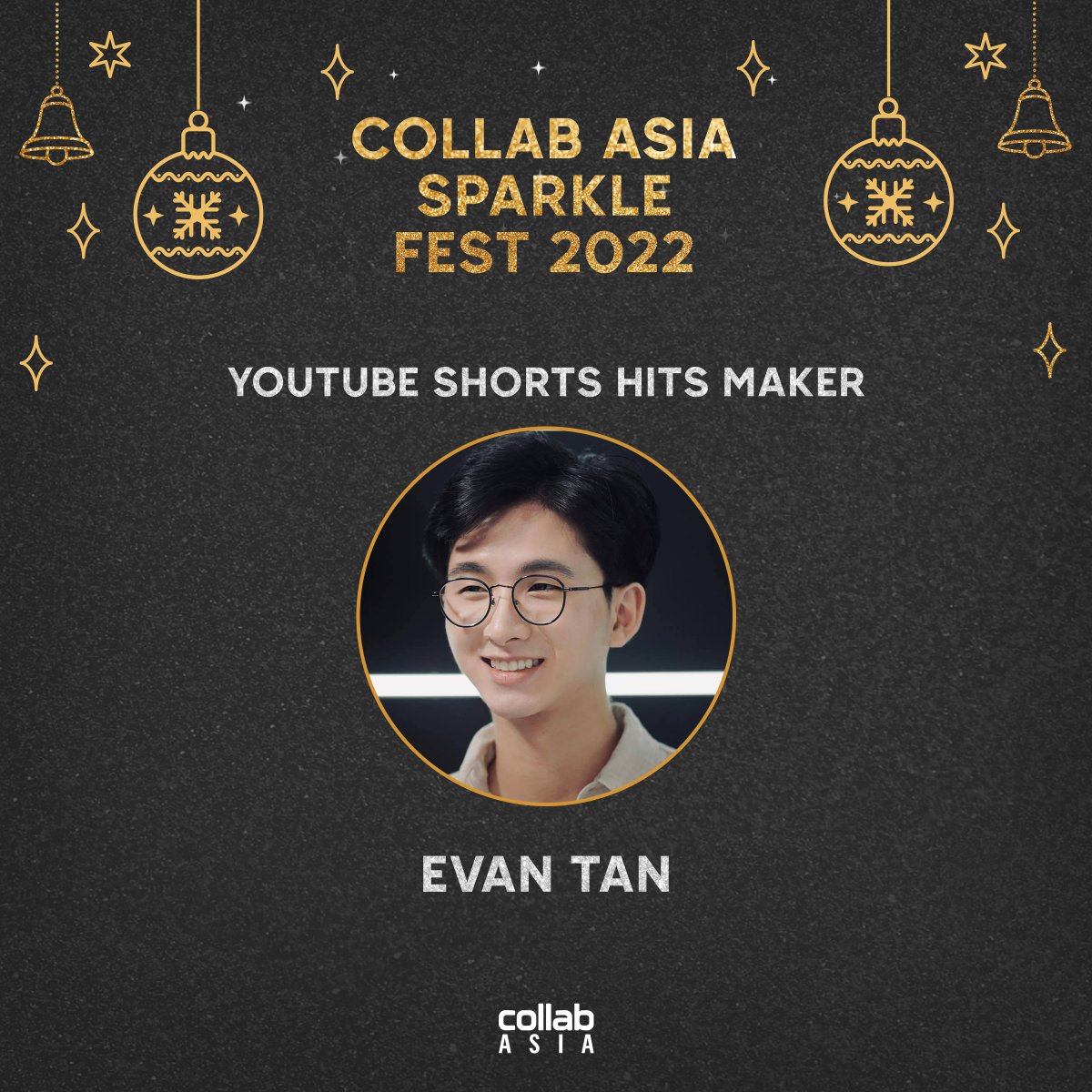 CollabPilipinas's tweet photo. Congratulations Evan Tan , Collab Asia's Youtube Hits Maker! ✨
Keep on hustling, we're excited for you this coming 2023! 
#CollabPhilippines #CollabAsiaSparkleFest2022 https://t.co/l0XCmcZxeA