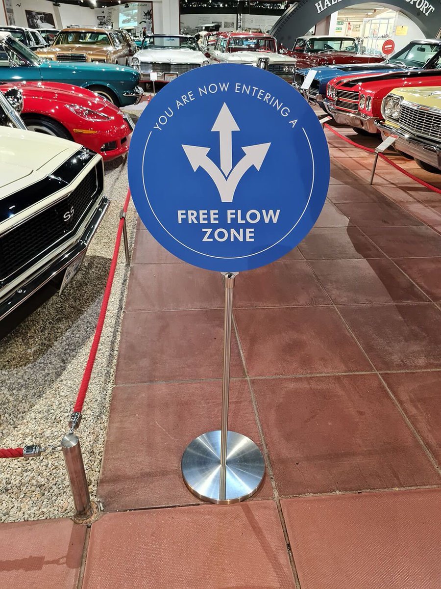 AshteadCompany's tweet photo. We were asked to develop and supply an extensive set of stanchions and colour-coordinated ropes and bungee cords to compliment the cars on display at Haynes Motor Museum. 

All our products are available to view at: https://t.co/pE9N3AuhxO

#stanchions #cars #bespoke #design https://t.co/VvvsDSHsiO