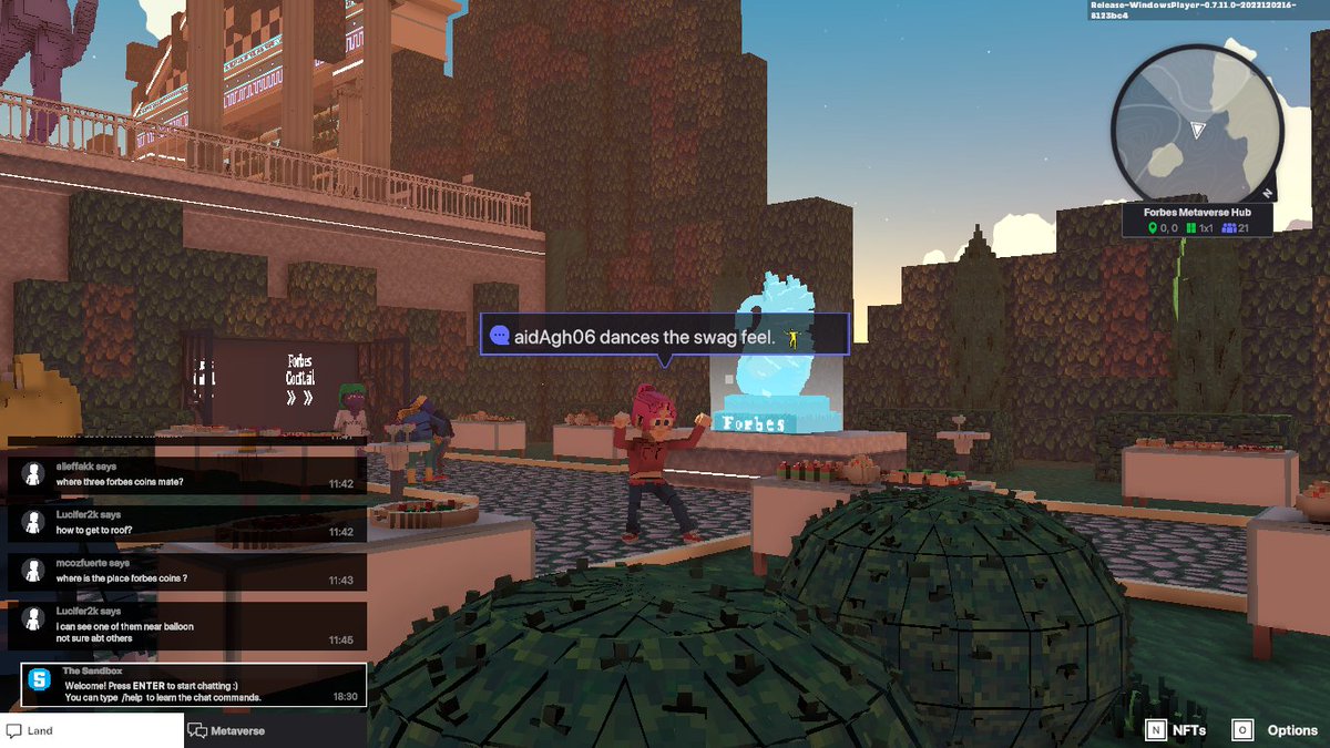 AidaGh06's tweet photo. @TheSandboxGame @Forbes @polygonalmind In the @Forbes Metaverse Hub! Check my screenshot below 🎈👇 https://t.co/pIHcrJZGke