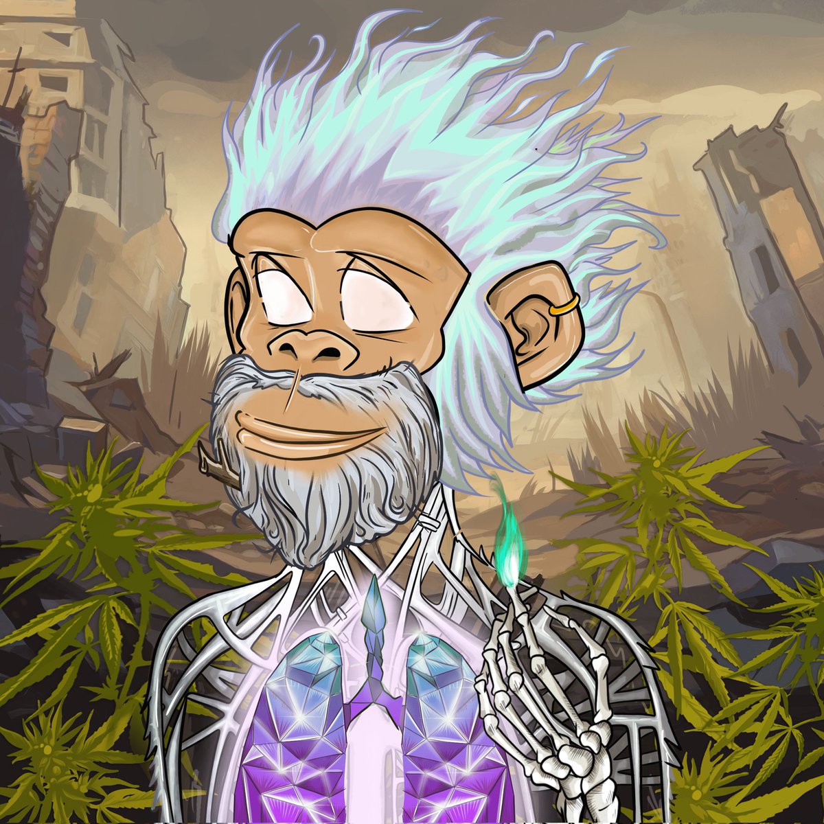 Just add that crazy <a href="/StonedApeCrew/">Stoned Ape Crew</a> from @nukedapecom to my collection 🔥❤️

Investing on builders... Real ones 💎 

Best crew 😎

#NFTs #Nuke #Web3