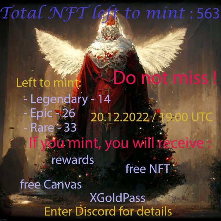 🎁#NFTGiveaway with <a href="/MaiarAngels/">Canvas Projects - Maiar & ADAngels</a> 

🟢To mark the tomorrow mint on @FrameItNFT, they offer:

🥇XGoldpass NFT
▪️2 WL

✅Rules: 
✔️Follow <a href="/MaiarAngels/">Canvas Projects - Maiar & ADAngels</a> &amp; me
✔️Like+RT+Tag friends 
✔️Join: discord.com/invite/6vkN2En…

🟢Mint here: bit.ly/3V866he

#Giveaway #GiveawayAlert #Airdrop