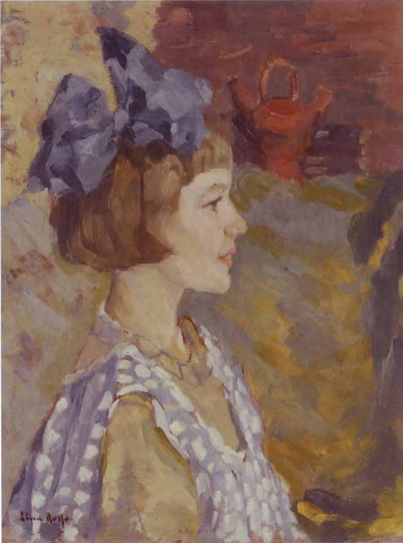 carmen_plastica's tweet photo. Lina Rosso (1888-1975) pintora italiana.
Nació en Venecia, cursó la maestría y tenía una gran pasión por la música, tanto que se graduó en piano. Al amor por la música se une el del arte. Decide matricularse en la Academia de BBAA de Venecia. En 1909 expuso por primera vez en https://t.co/hJzsd3X38e