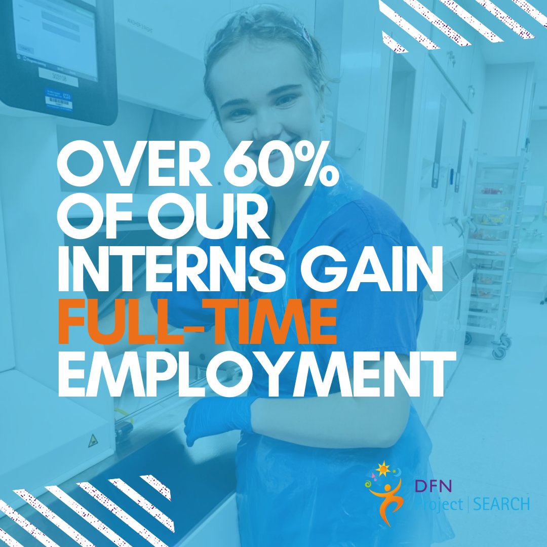 dfnsearch's tweet image. 🟦 Did you know that over 60% of our graduates gain full-time employment?

Find out more about DFN Project SEARCH below 👇

dfnprojectsearch.org