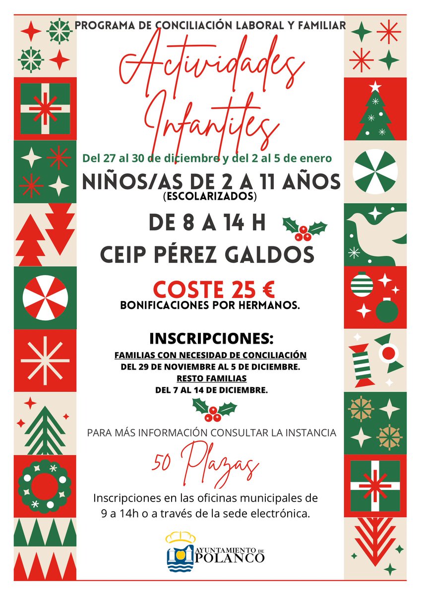 AytoPolanco's tweet photo. #juventudPolanco #educaciónPolanco Admitidas todas la solicitudes presentadas.
CUOTAS:
25 €. Bonificaciones por hermano; 2º hijo: 20 €, 3º hijo 17,50 €
Ingresos en la cuenta del Ayuntamiento de Polanco ES97-2103-7473-0200-3000-2678 Unicaja Banco.
https://t.co/zc3wtJyuP7 https://t.co/jCVcy9eA60