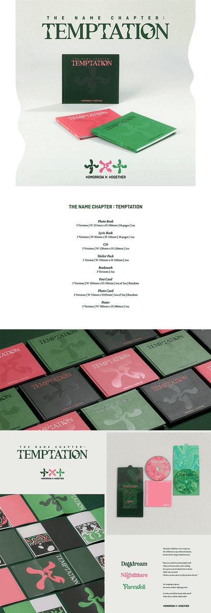 janelle99_08's tweet photo. TXT THE NAME CHAPTER: TEMPTATION mini PH GO (non profit)

- Weverse Shop Global
- w/ POB
- NETA
- cashback after 2 months

set - 2,380 (11.8% cashback)
random - 790 (11.5% cashback)

DOO: January 25, 2023
PAYO

*will be used as fansign entries

Order form: https://t.co/ECp49Tvphy https://t.co/tClXVFe1HW