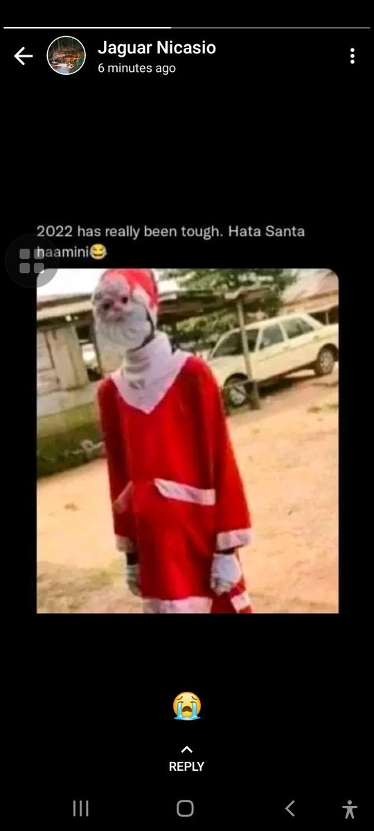 NderituMuiga's tweet image. Santa clause ☠️☠️☠️