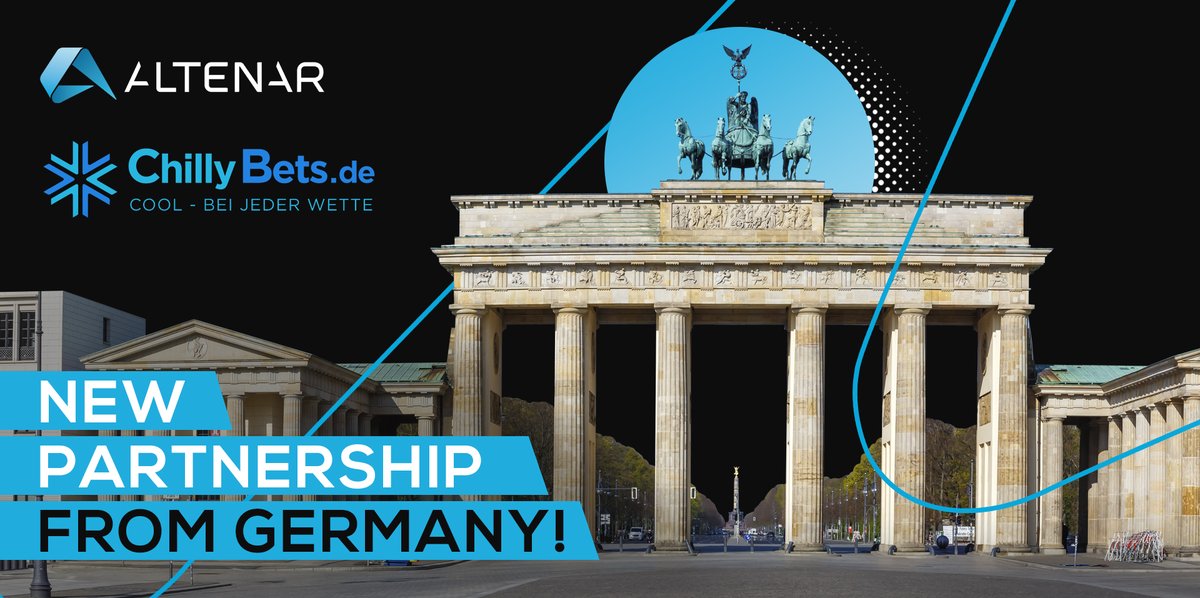 AltenarB2B's tweet photo. 🇩🇪🎲Altenar has arrived in Germany with #ChillyBets and looks forward to entering the market space with a well-versed and successful operator!
Read the Press Release below for more information…
https://t.co/MMAOFcDIXF https://t.co/w2fHcjtOpO