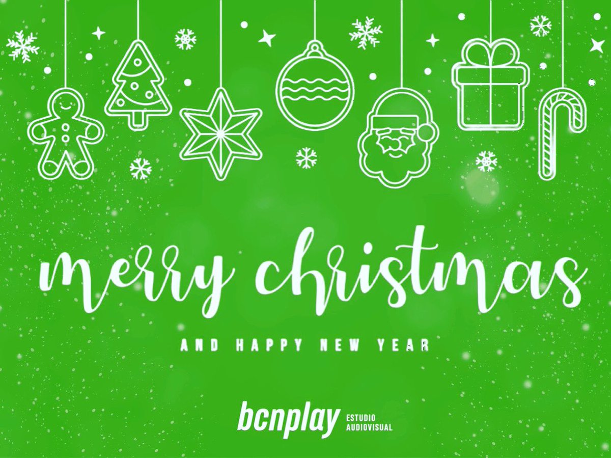 bcnplay's tweet photo. Bon Nadal!
Feliz Navidad! https://t.co/hmyDiur3rr